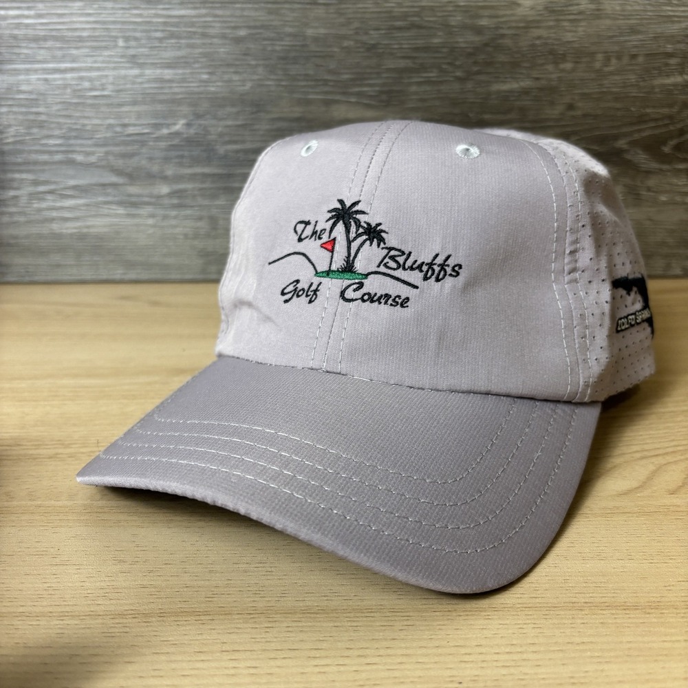 Pukka The Bluffs Golf Course Hat Adjustable Zolfo Springs Florida Ventilated Cap